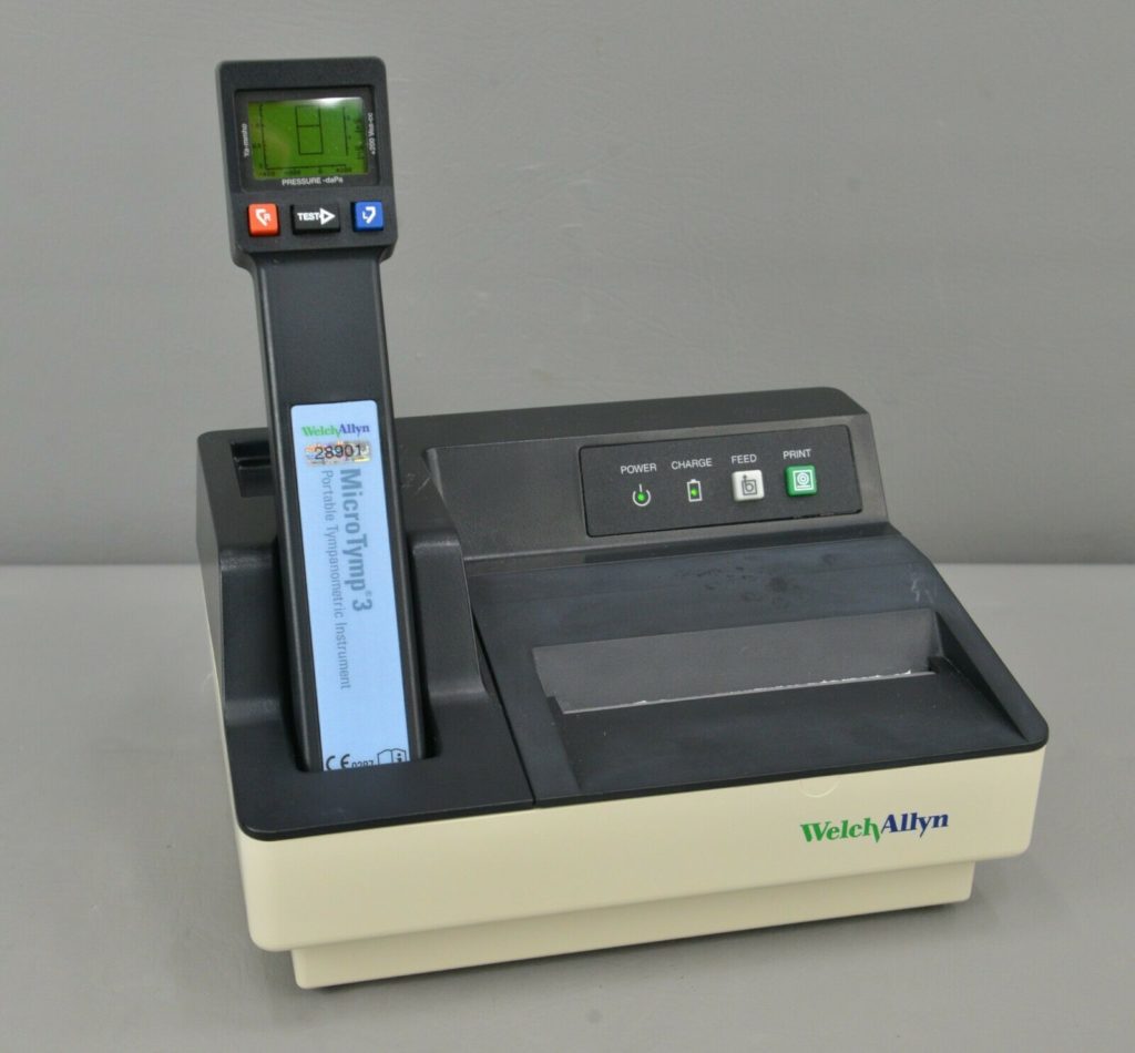 Welch Allyn MicroTymp 3 Tympanometer REF 24227 w/ Printer & Charger REF