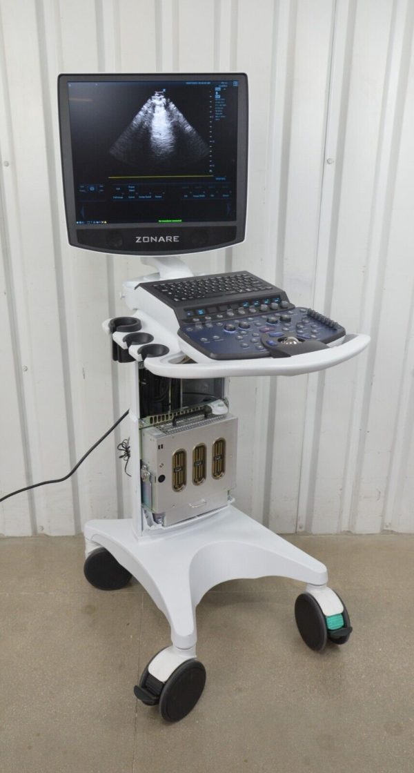 Zonare Mindray ZS3 Ultrasound System REF 88000-00 with Mobile Cart
