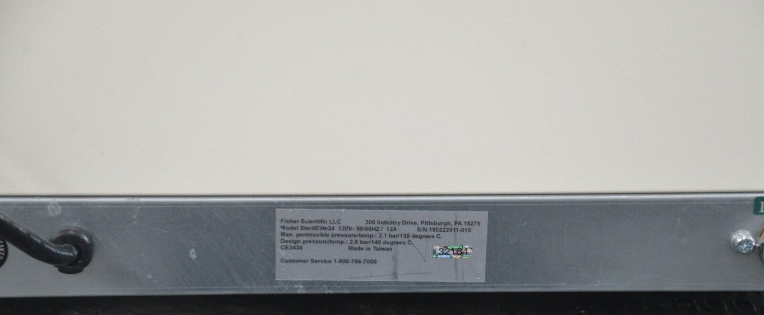 Fisher Scientific Sterilelite 24 Tabletop Autoclaves Rhino Trade LLC