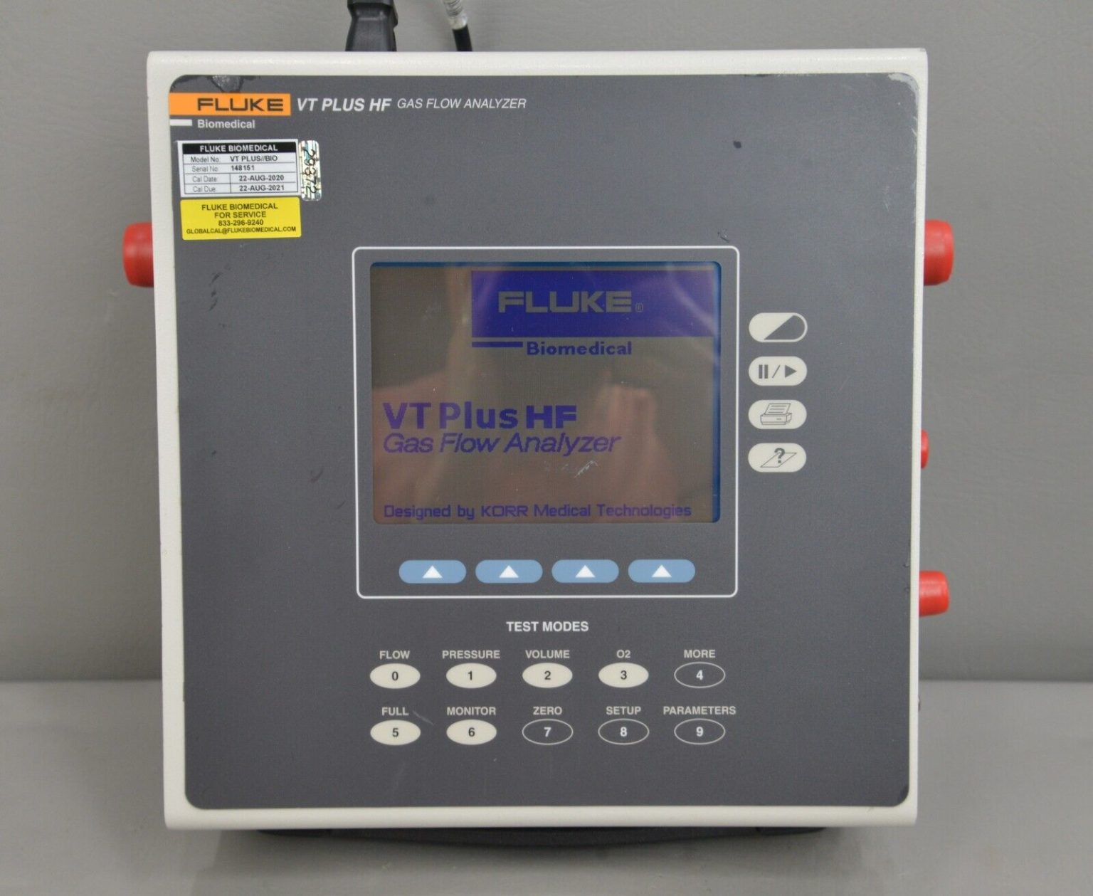 Fluke Biomedical VT Plus HF Gas Flow Analyzer Rhino Trade LLC