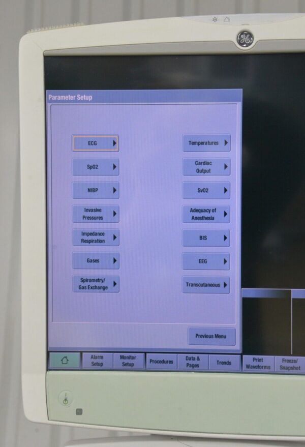 GE Datex Ohmeda Aisys Carestation Anesthesia Machine 1011-9000-000