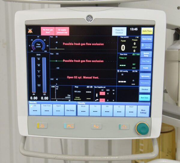 GE Datex Ohmeda Aisys Carestation Anesthesia Machine 1011-9000-000