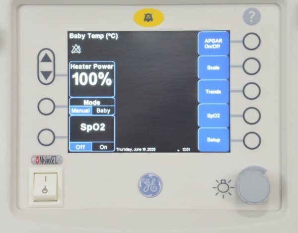 GE Healthcare Panda Ires Bedded Baby Warmer Masimo SpO2 1502 T-Piece Blender & Scale