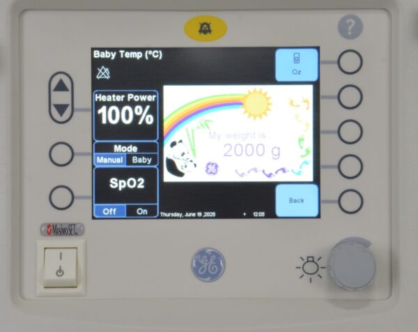 GE Healthcare Panda Ires Bedded Baby Warmer Masimo SpO2 1502 T-Piece Blender & Scale
