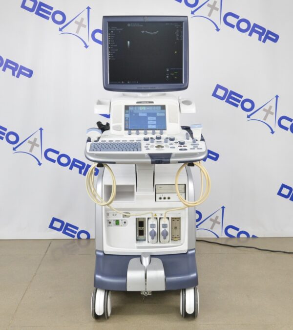 GE Logiq E9 Ultrasound System 5205000-5 W/ C1-5 & 9L-D Transducers