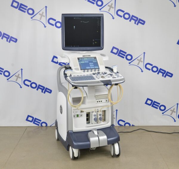 GE Logiq E9 Ultrasound System 5205000-5 W/ C1-5 & 9L-D Transducers