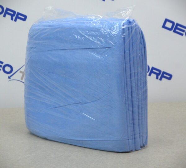 Halyard 10 Piece Patient Gown 69766 Universal Size Blue Case of 10