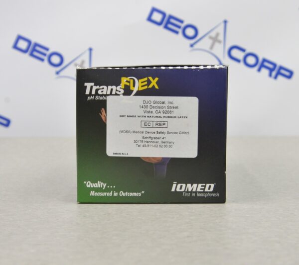 Iomed TransQFlex Iontophoresis Electrodes 5000033 Box of 12