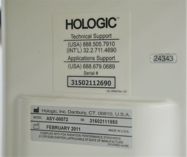 Lorad Hologic ASY-00072 MultiCare Platinum Prone Breast Biopsy Table w/ Accs