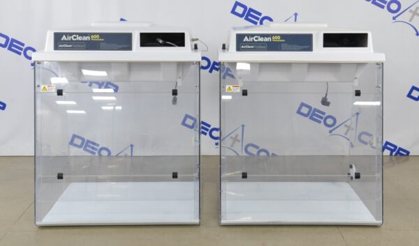 Lot of 2 Airclean Systems 600 AC632TA Ductless Chemical Workstation