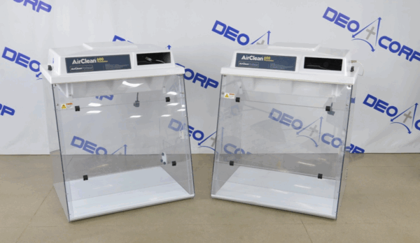 Lot of 2 Airclean Systems 600 AC632TA Ductless Chemical Workstation
