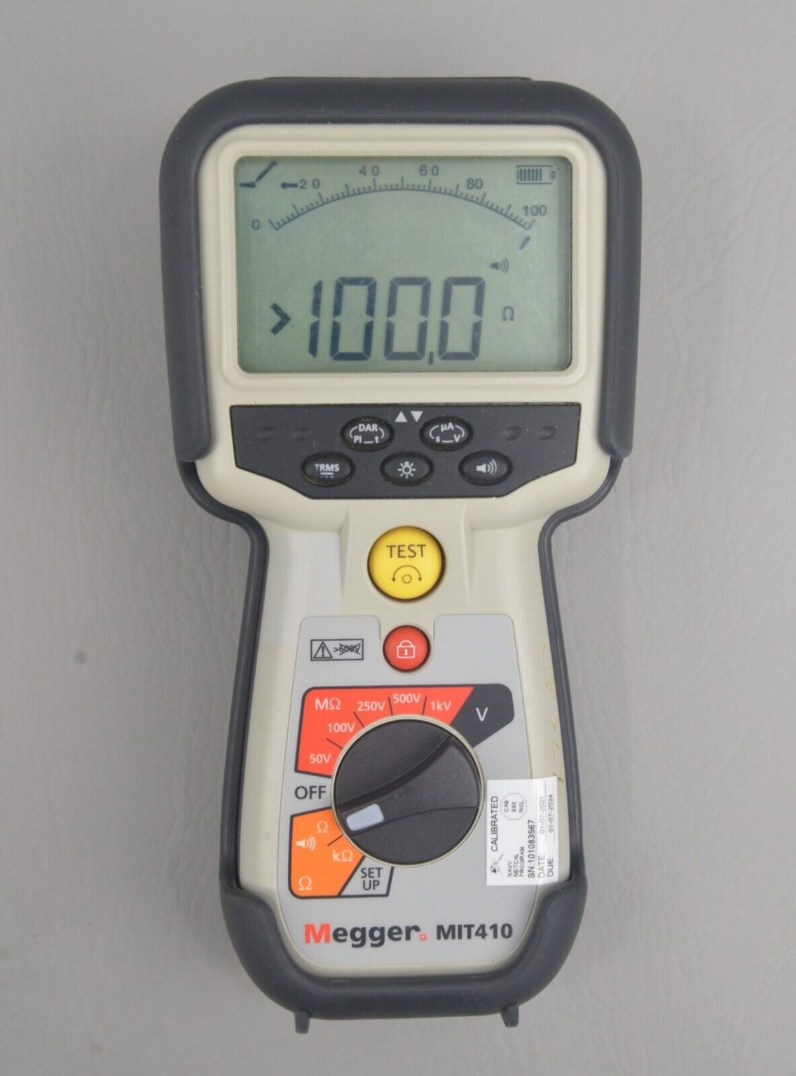 Megger MIT410 Industrial Series Digital Insulation Resistance Tester w