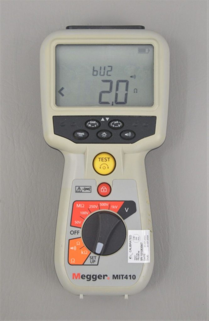 Megger MIT410 Industrial Series Digital Insulation Resistance Tester w