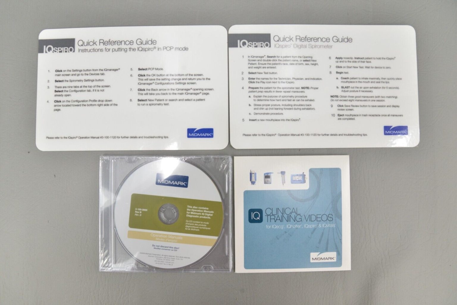 Midmark IQspiro Digital Spirometer with Case and Accessories Rhino