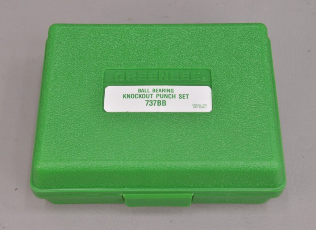 New GreenLee 737BB Standard Round Manual Ball Bearing Knockout Punch