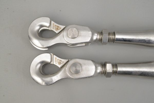 New Lot of 2 Electroline Closed Body Turnbuckle w/ Sister Hooks 9/16"