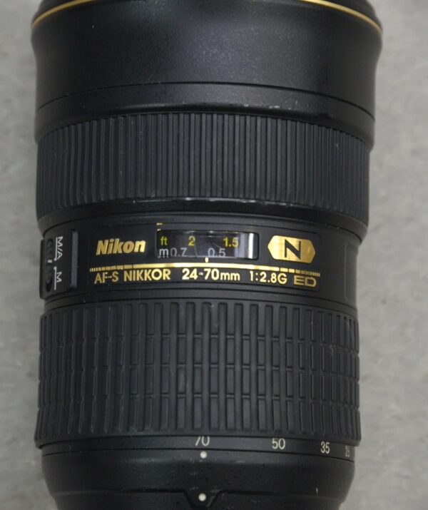 Nikon AF-S NIKKOR 24-70mm f/2.8G ED N NanoCrystal Coat Aspherical Lens