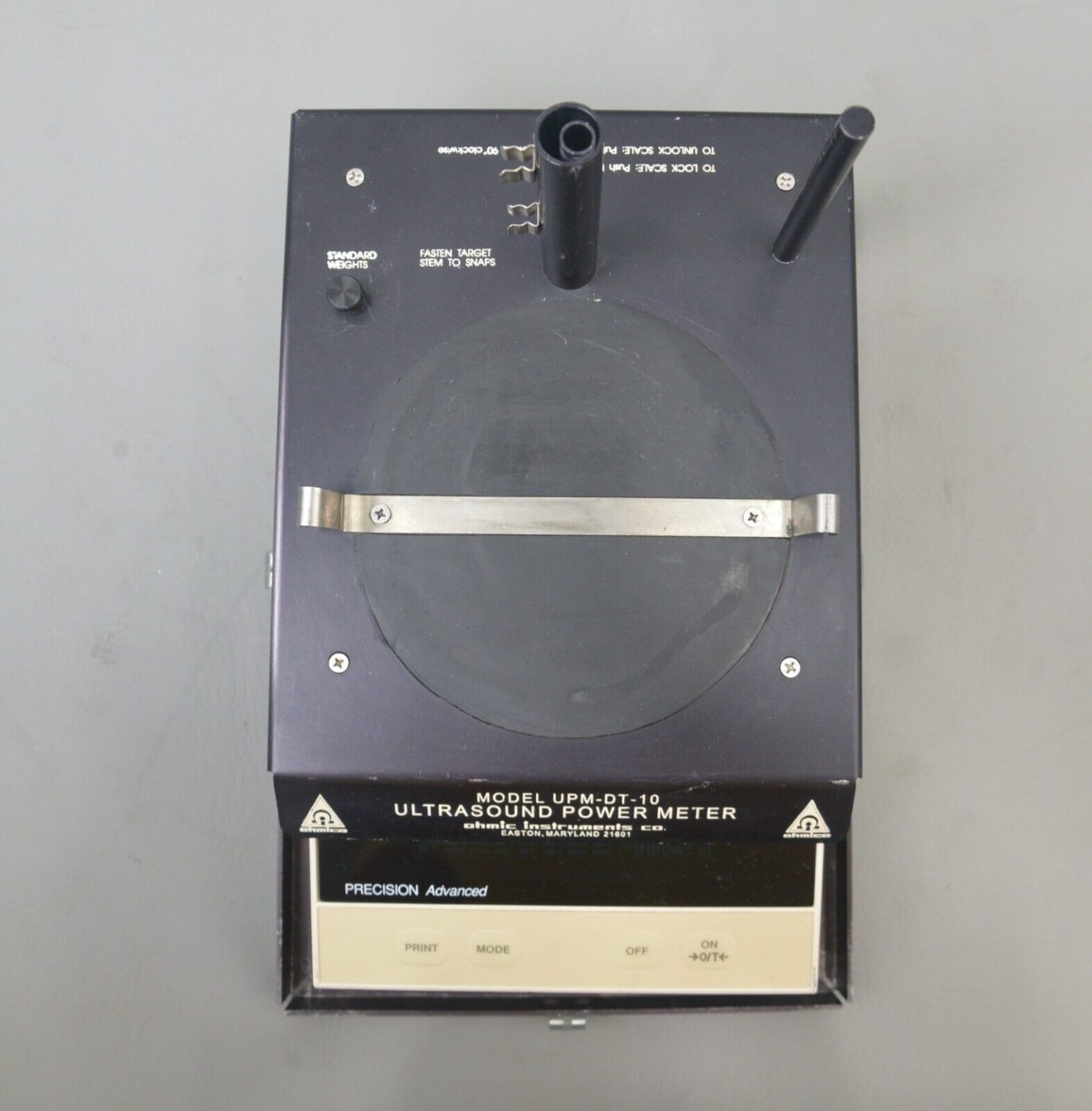 Ohmic Instruments UPMDt10 Gt400 Ultrasound Power Meter Rhino Trade LLC