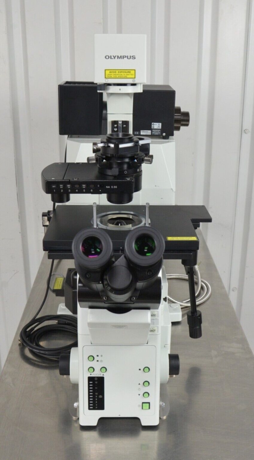 Olympus IX81 Microscope Fluoview FV1000 Confocal Laser Scanning