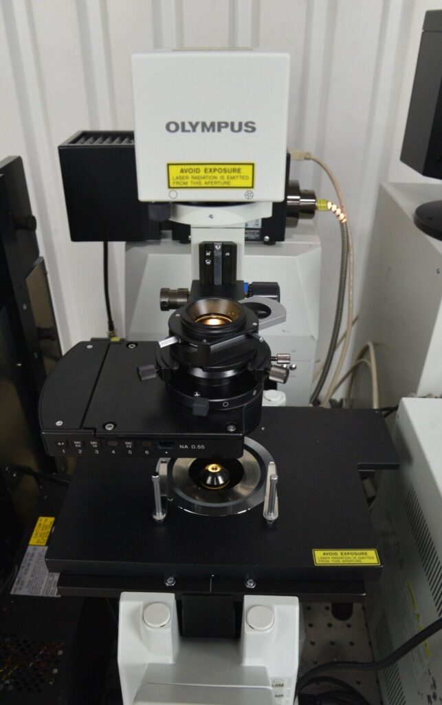 Olympus IX81 Microscope Fluoview FV1000 Confocal Laser Scanning