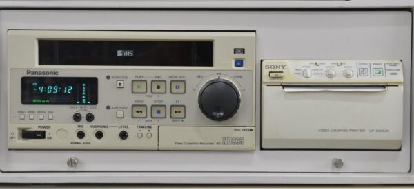 Philips HP Sonos 5500 M2424A Ultrasound System W/ Philips 21221A Doppler Probe