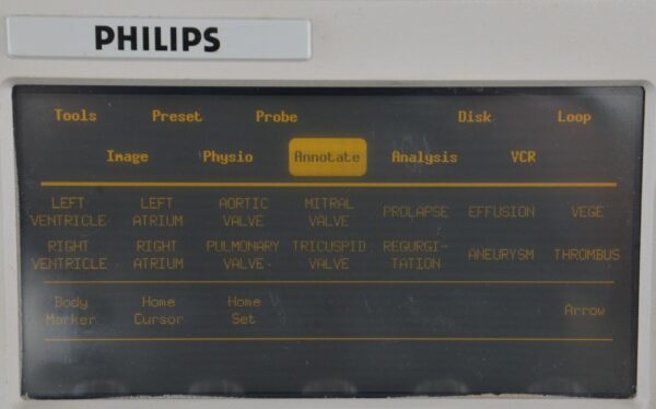 Philips HP Sonos 5500 M2424A Ultrasound System W/ Philips 21221A Doppler Probe