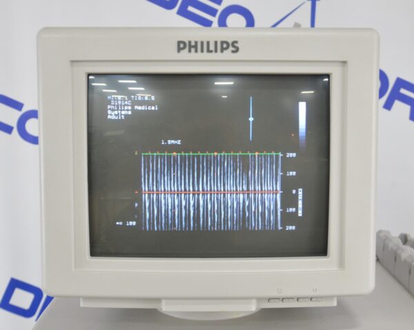 Philips HP Sonos 5500 M2424A Ultrasound System W/ Philips 21221A Doppler Probe