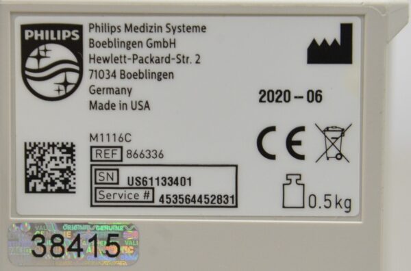 Philips M1116C IntelliVue Recorder Module 866336 2020