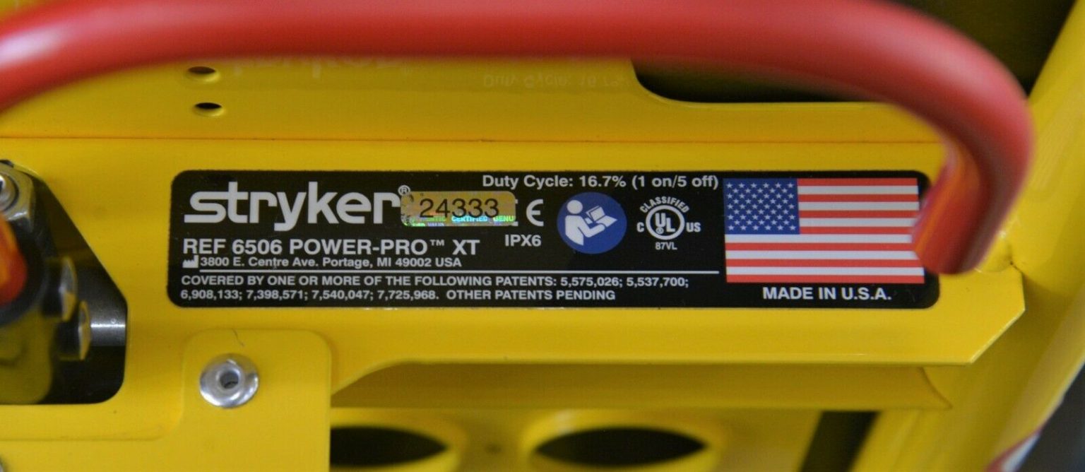 Stryker Power-PRO XT 6506 Battery Operated Hydraulic Ambulance