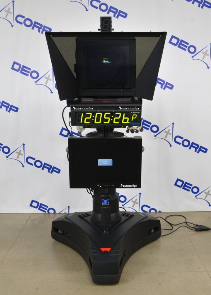 Vinten Quartz One Pedestal W/ Vector 950, Autoscript Teleprompt & Canon ...