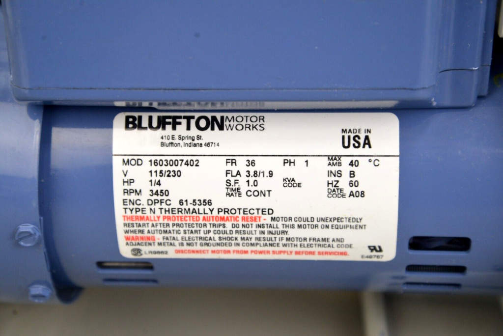 Welch 8905 Direct Drive High Vacuum Pump Bluffton Motor – Rhino Trade LLC