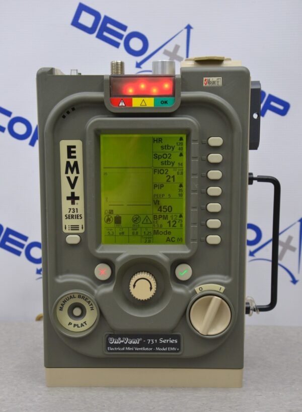 Zoll Uni-Vent EMV+ 731 Series Ventilator W/ Masimo SpO2