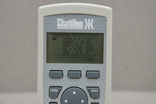 Ametek Chatillon FCE-100 Digital Functional Capacity Evaluator Force Gauge & Kit