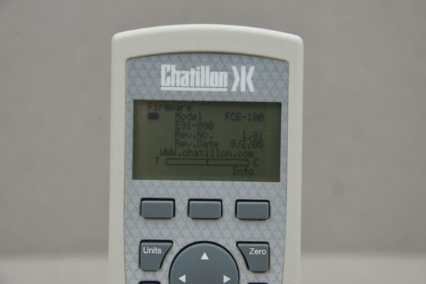Ametek Chatillon FCE-100 Digital Functional Capacity Evaluator Force Gauge & Kit