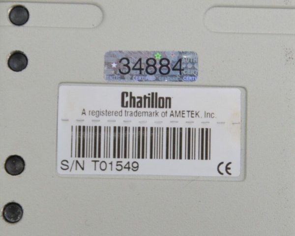 Ametek Chatillon FCE-100 Digital Functional Capacity Evaluator Force Gauge & Kit