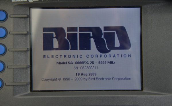BIRD SA-6000EX Wireless Cable & Antenna Tester Site Analyzer