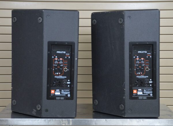 Case of 2 JBL PRX715 Two-Way Active Full-Range Main System/Floor Monitor
