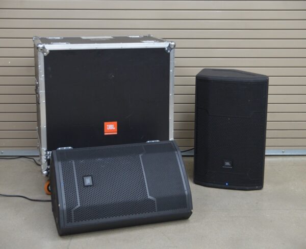 Case of 2 JBL PRX715 Two-Way Active Full-Range Main System/Floor Monitor