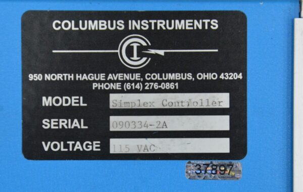 Columbus Instruments Treadmill Simplex II Controller
