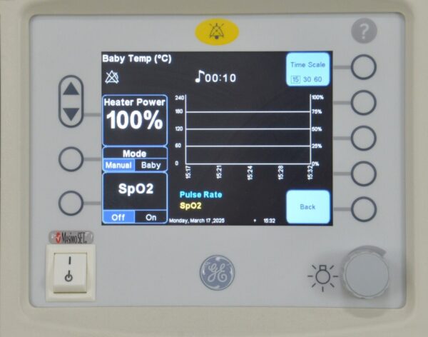 GE Healthcare Panda Ires Bedded Baby Warmer Masimo 1502 T-Piece