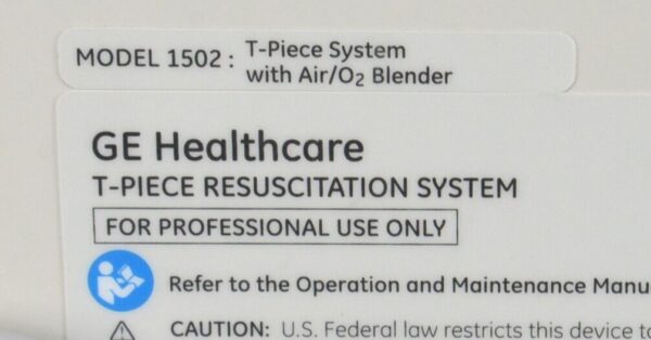 GE Healthcare Panda Ires Bedded Baby Warmer Masimo 1502 T-Piece