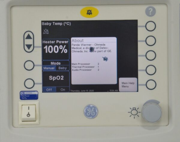 GE Healthcare Panda Ires Bedded Baby Warmer Nellcor SpO2 1502 T-Piece Blender & Scale