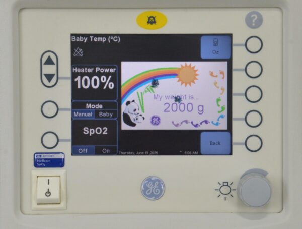GE Healthcare Panda Ires Bedded Baby Warmer Nellcor SpO2 1502 T-Piece Blender & Scale
