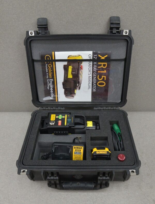 Golden Engineering XR150 12V Portable X-Ray Generator W/ Battery & Case