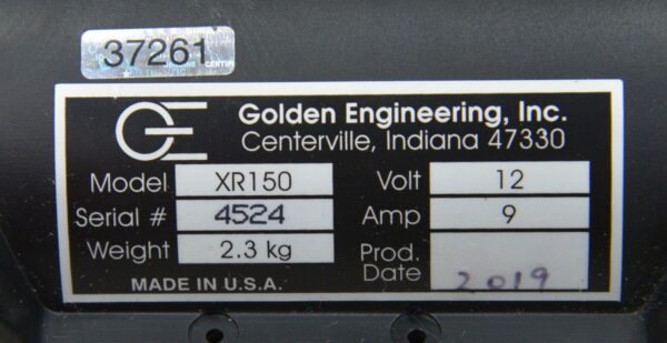 Golden Engineering XR150 12V Portable X-Ray Generator W/ Battery & Case