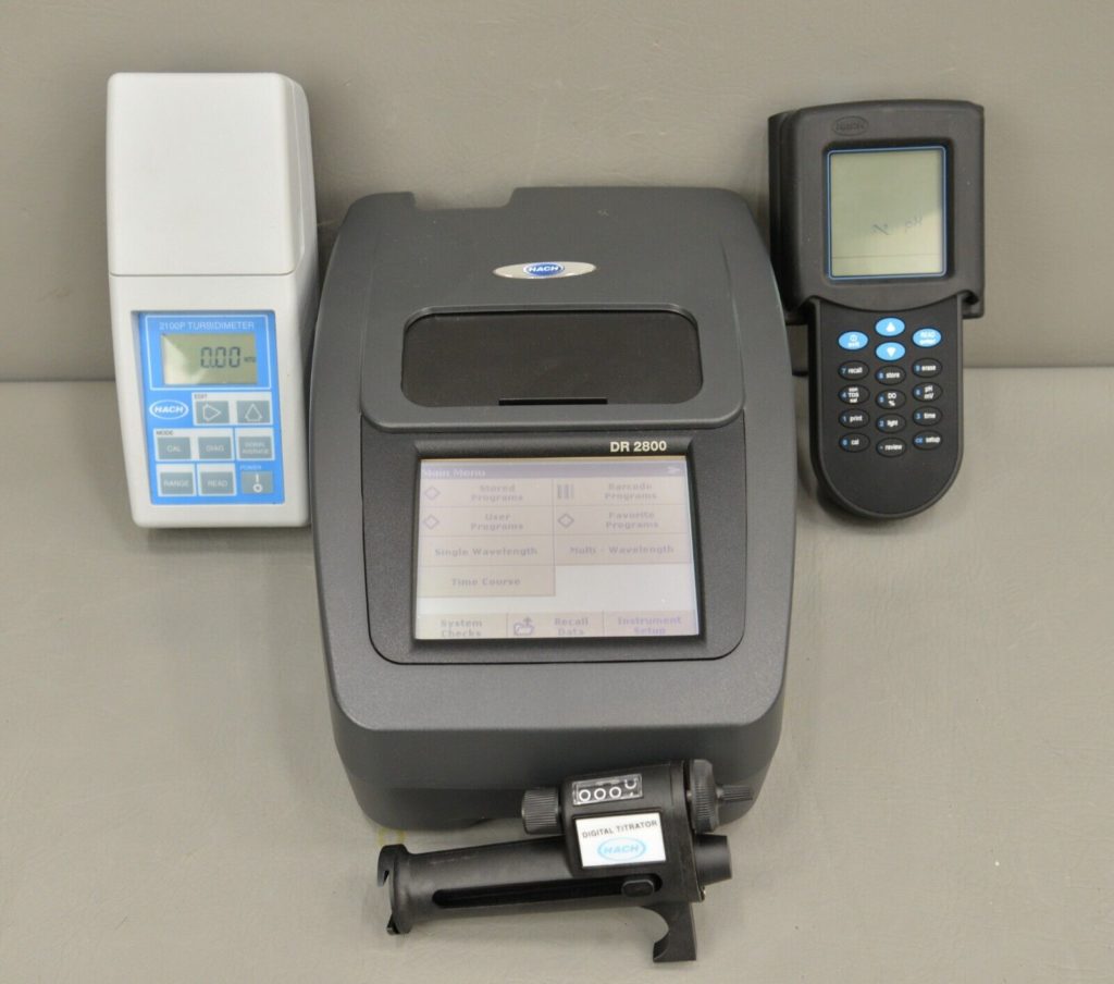 HACH DR 2800 Water Quality Analyzer Spectrophotometer Set 2100P