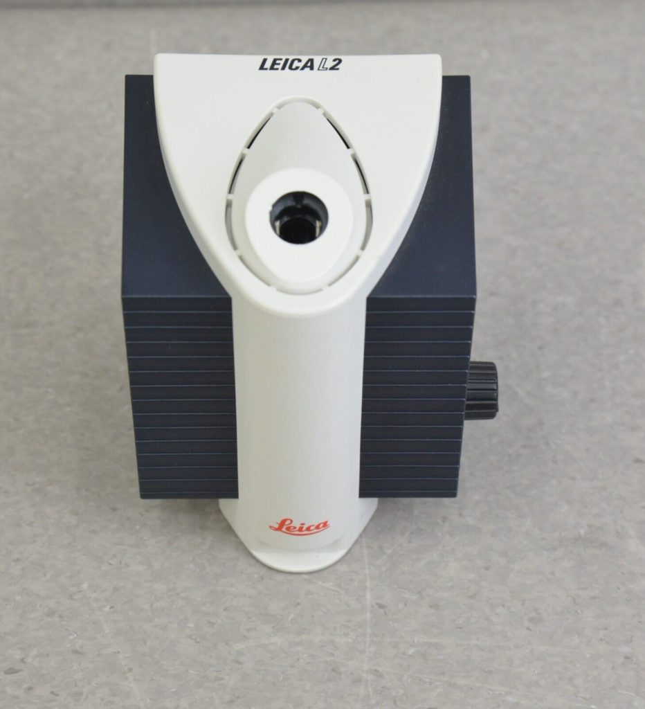 Leica S4E Stereo Zoom Microscope W/ L2 Dual Gooseneck Light Source