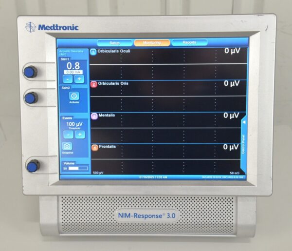 Medtronic NIM-Response 3.0 Nerve Monitoring System 8253001 W/ Cart