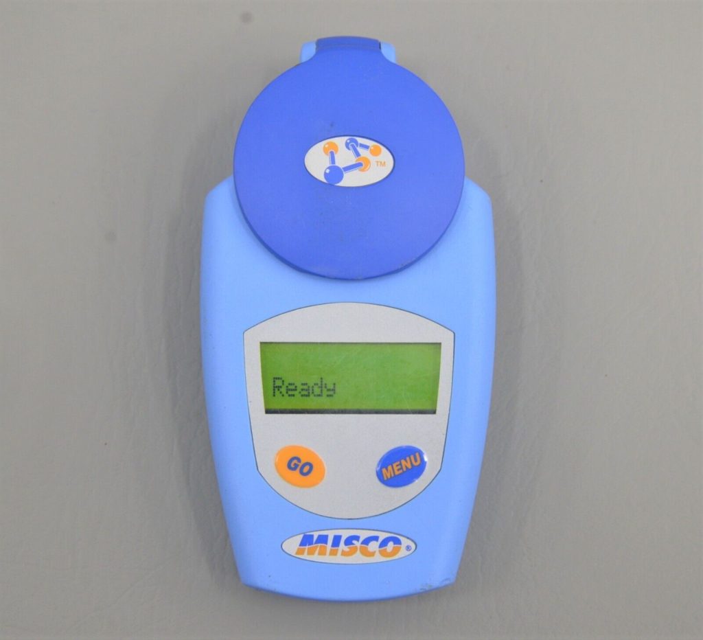 Misco Palm Abbe II PA201x 0 56 Brix Digital Refractometer EG Freezing Point °F Rhino Trade LLC