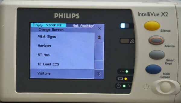 Philips IntelliVue Patient Monitor MX450 866062 W/ IntelliVue X2, Masimo, Patient Monitor, NiBP, SPO2 12-Lead & Temp